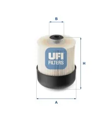 Фильтр топливный UFI 26.115.00