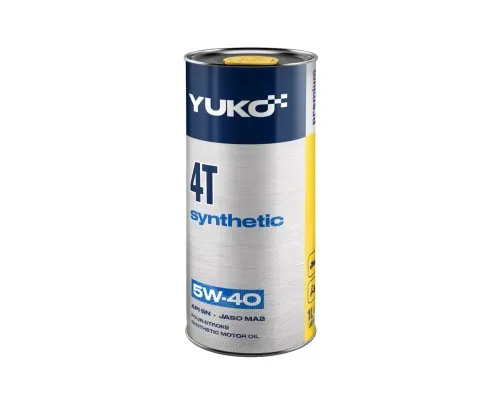 Моторна олива Yuko SYNTHETIC 4T 5W-40 1л (4823110401774)