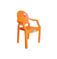Крісло садове Irak Plastik дитяче бешкетник помаранчеве (4586)