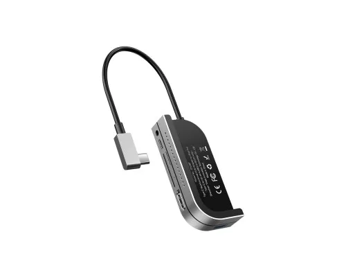 Концентратор Baseus USB3.1 Type-C to HDMI/USB 3.0x3/TF,SD/Type C PD/3.5mm (CAHUB-WJ0G)