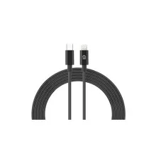 Дата кабель USB-C to Lightning 1.2m AMQGJ2BL black Armorstandart (ARM64374)