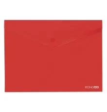 Папка - конверт Economix В5 180 мкм прозрачная, фактура "глянец", красная (E31302-03)