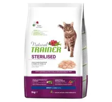 Сухой корм для кошек Trainer Natural Super Premium Adult Sterilised с индейкой 3 кг (8059149029764)