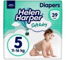 Підгузки Helen Harper Soft&Dry New Junior Розмір 5 (11-16 кг) 39 шт (2316778)