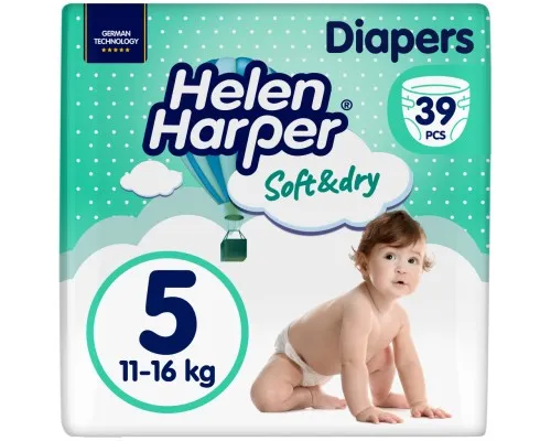 Подгузники Helen Harper Soft&Dry New Junior Размер 5 (11-16 кг) 39 шт (2316778)