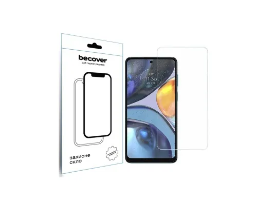 Скло захисне BeCover Motorola Moto E32s 3D Crystal Clear Glass (709734)