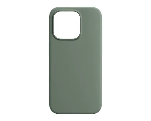 Чохол до мобільного телефона MAKE Apple iPhone 15 Pro Silicone Green (MCL-AI15PGN)