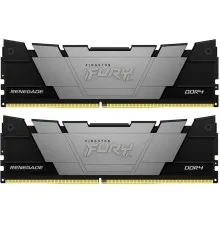 Модуль памяти для компьютера DDR4 64GB (2x32GB) 3200 MHz Fury Renegade Black Kingston Fury (ex.HyperX) (KF432C16RB2K2/64)