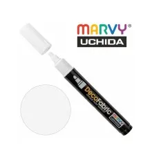Художественный маркер Marvy для росписи тканей, Белый, односторонний, #223, DecoFabric (028617260006)