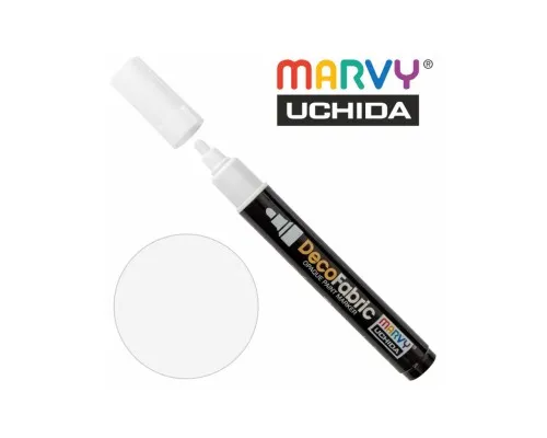 Художній маркер Marvy для розпису тканин, Білий, односторонній, #223, DecoFabric (028617260006)