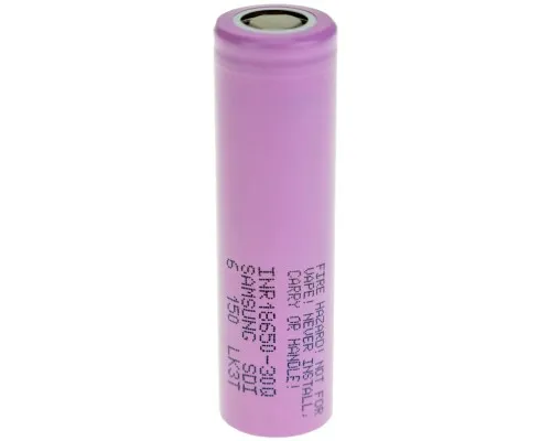 Акумулятор 18650 Li-Ion 3000mAh 3.7V 30A JHY (INR18650-3000)