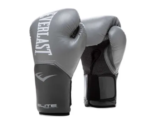 Боксерські рукавички Everlast Elite Training Gloves 870282-70-12 сірий 12 oz (009283609023)
