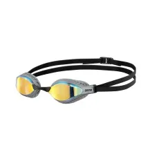 Окуляри для плавання Arena Air-Speed Mirror 003151-201 жовтий, мідно-сріблястий OSFM (3468336362761)