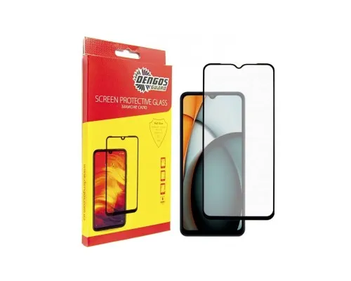 Скло захисне Dengos Full Glue Xiaomi Redmi A3 (black) (TGFG-349)
