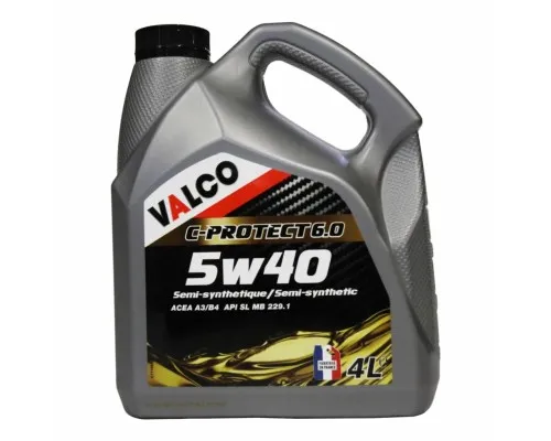 Моторна олива VALCO C-Protect 6.0 5W-40 4 л (1248886)
