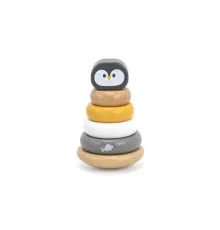 Развивающая игрушка Viga Toys PolarB деревянная пирамидка Пингвинчик (44205)