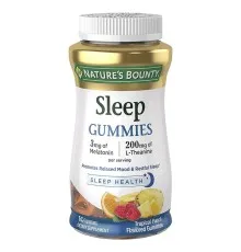 Вітамінно-мінеральний комплекс Nature's Bounty Комплекс для сну, смак тропічного пуншу, Sleep Gummies, 60 ж (NRT-59387)