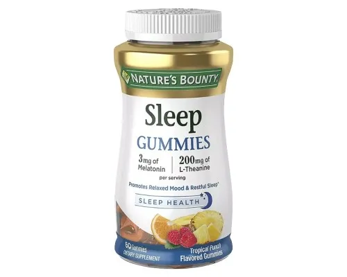 Вітамінно-мінеральний комплекс Nature's Bounty Комплекс для сну, смак тропічного пуншу, Sleep Gummies, 60 ж (NRT-59387)