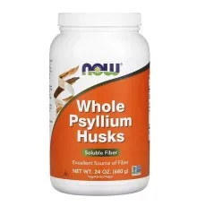 Витаминно-минеральный комплекс Now Foods Цельная шелуха подорожника, Whole Psyllium Husk, 680 г (NF5982)