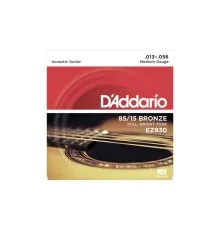 Струни для гітари D'Addario 85/15 Bronze Medium (13-56) (EZ930)