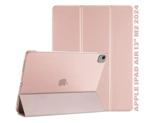 Чехол для планшета BeCover Tri Fold Hard Apple iPad Air 13" M2 2024 Pink (711724)