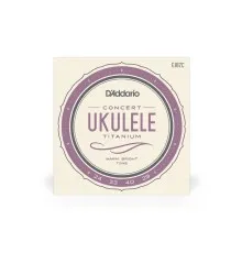 Струни для гітари D'Addario Titanium Ukulele Concert (EJ87C)