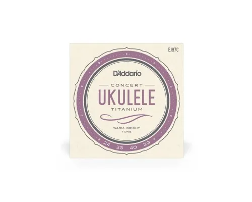 Струни для гітари D'Addario Titanium Ukulele Concert (EJ87C)