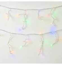 Гірлянда YES! Fun Бахрома 84 LED Різнокольорова 2 м Статична Конектор (974847)