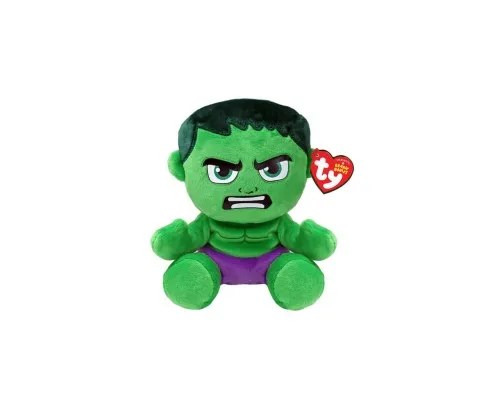 М'яка іграшка Ty Marvel Халк 15 см (44004)
