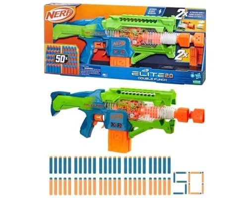 Іграшкова зброя Hasbro Бластер Elite 2.0 Double punch Подвійний удар (F6363)