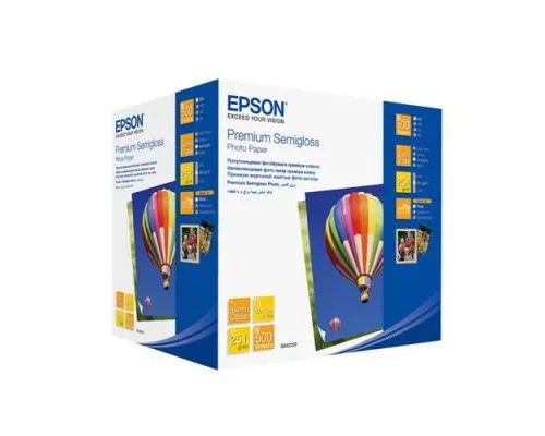 Фотопапір Epson 10х15 Premium Semigloss Photo (C13S042200)