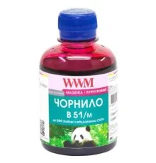 Чорнило WWM Brother DCP-T300/T500W/T700W 200г Magenta Water-soluble (B51/M)