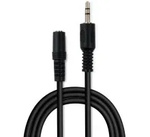 Кабель мультимедійний Jack 3.5mm M/F 1.8 m Vinga (VCPDCJ35MF1.8BK)
