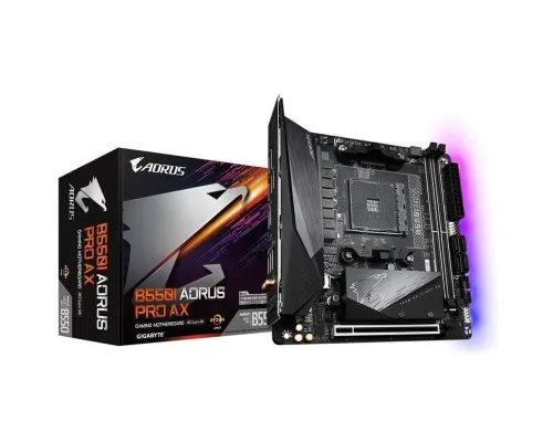 Материнская плата GIGABYTE B550I AORUS PRO AX