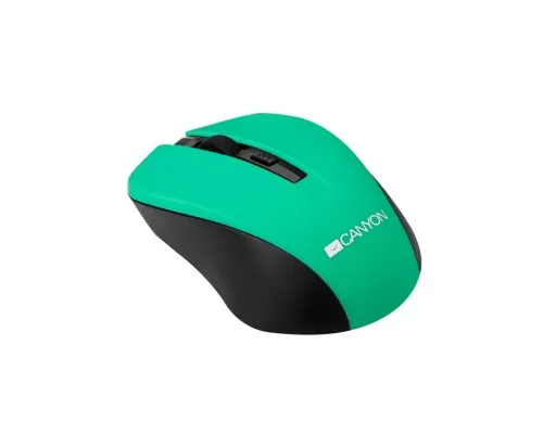 Мышка Canyon CNE-CMSW1GR Wireless Black-Green (CNE-CMSW1GR)