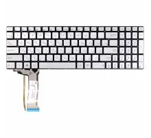 Клавиатура ноутбука ASUS N551 серебр (KB310719)