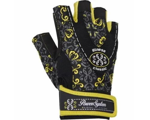 Перчатки для фитнеса Power System Classy Woman PS-2910 XS Yellow (PS_2910_XS_Black/Yellow)