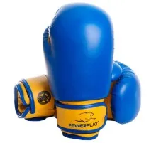 Боксерські рукавички PowerPlay 3004 JR 6oz Blue/Yellow (PP_3004JR_6oz_Blue/Yellow)