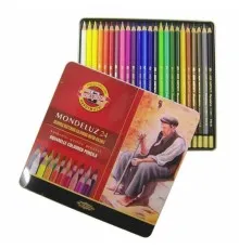 Олівці кольорові Koh-i-Noor Mondeluz акварельні 24 кольорів (3724)