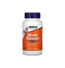 Витаминно-минеральный комплекс Now Foods Комплекс для Поддержки Мозга, Brain Elevate, 60 Вегетарианс (NOW-03303)