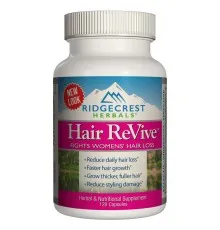 Витаминно-минеральный комплекс Ridgecrest Herbals Комплекс от Выпадения Волос для Женщин, Hair ReVive, RidgeCr (RDH-00305)