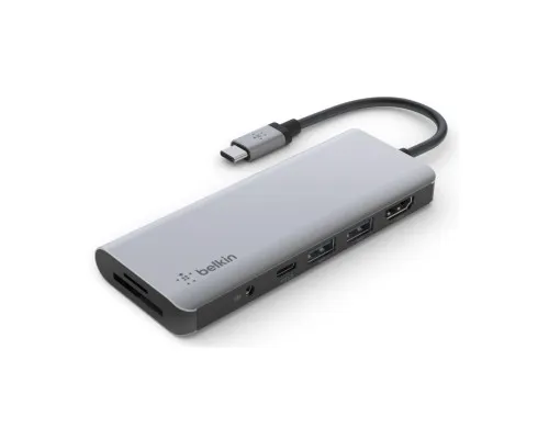 Концентратор Belkin USB-C 7-in-1 Multiport Dock (AVC009BTSGY)