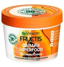 Маска для волосся Garnier Fructis Superfood Папайя для пошкодженого волосся 390 мл (3600542258876)