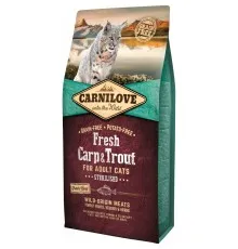 Сухой корм для кошек Carnilove Fresh с карпом и форелью 6 кг (8595602527465)