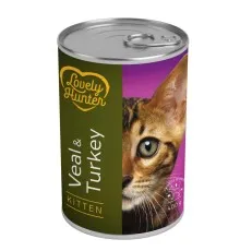 Консерви для котів Lovely Hunter Kitten Veal&Turkey 400 г (LHU45346)