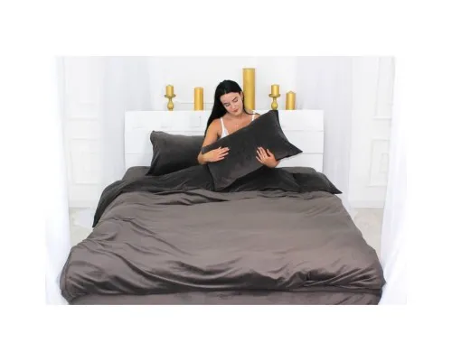Постільна білизна MirSon Велюр Winter Frost 28-0003 Brown Velvet Двоспальний (2200003993660)