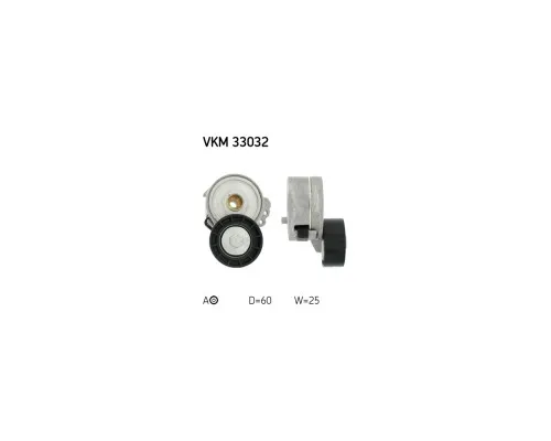 Натягувач ременя з роликом SKF VKM 33032