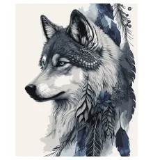 Картина по номерам Santi Міфічний вовк 40*50 см (954511)