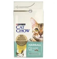 Сухой корм для кошек Purina Cat Chow Hairball с курицей 1.5 кг (5997204514486)