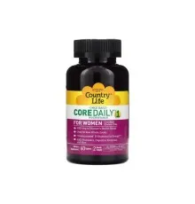 Вітамінно-мінеральний комплекс Country Life Мультивітаміни для жінок, Core Daily-1 Multivitamin for Women, 60 табл (CLF-08192)
